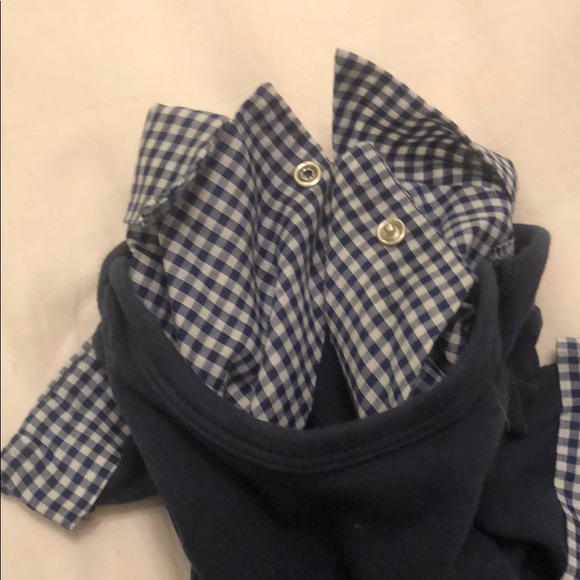 Brimmed Boys Collared Onesie - Picture 5 of 5